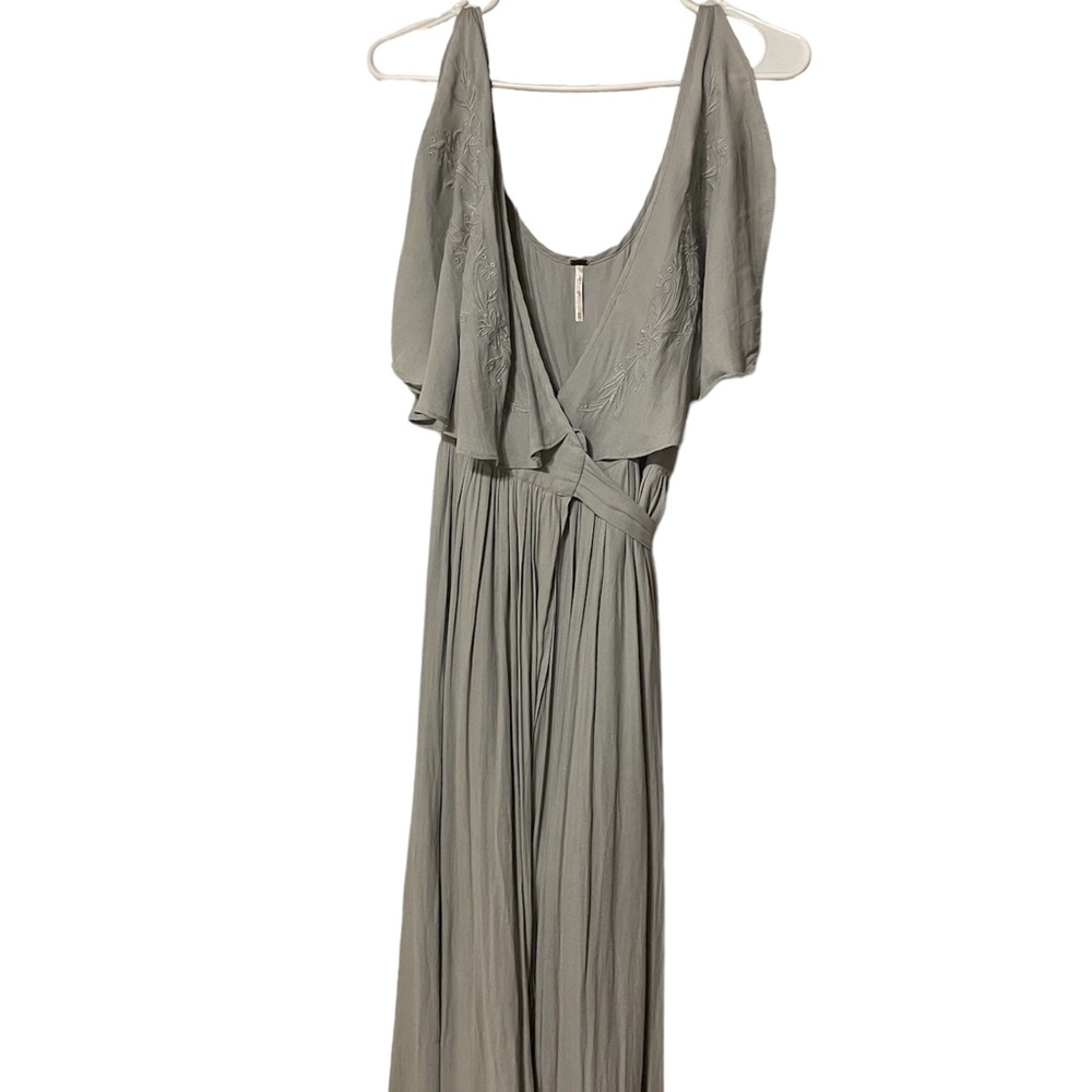 Free people maxi wrap dress